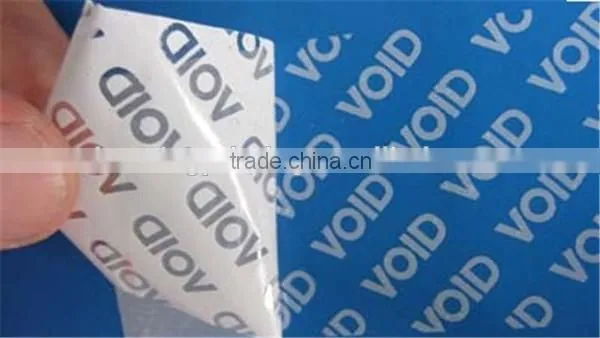 Custom Printed Hologram Security Warranty VOID Sticker Seals