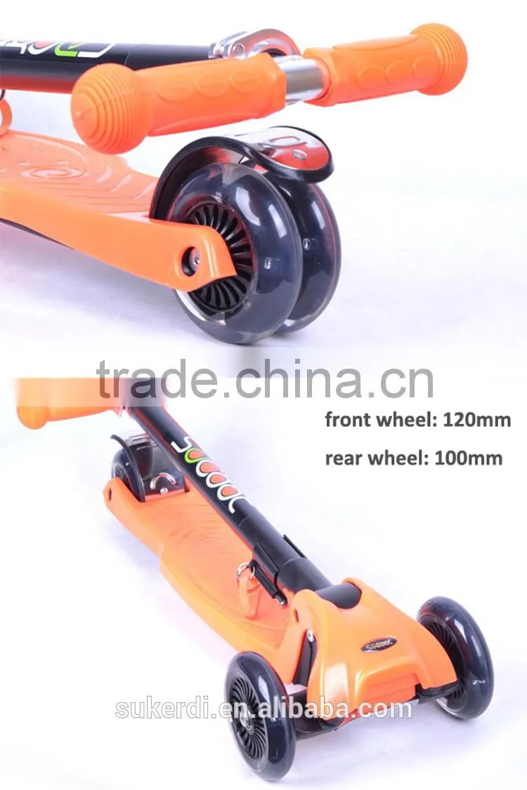 New patented scooter foldable kids kick scooter kids pedal kick scooter
