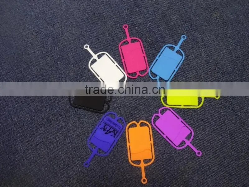 New Silicone Card Holder/Silicone Phone Holder With Strap