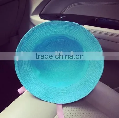 2016 professional ladies flower sunshine beach hat summer wear fashion ladies handmade hat straw