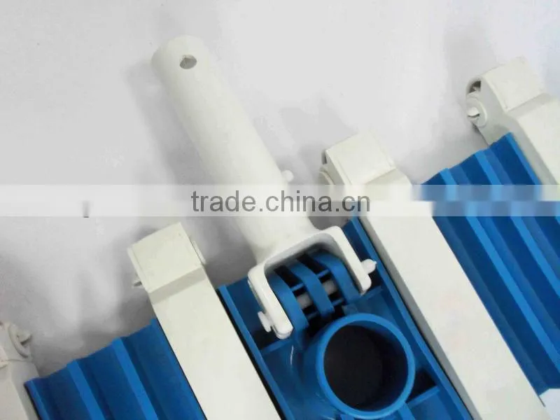Blue 14" Vinyl Liner Pool Flexible Vacuum Head P1025 w/ Plastic Swivel Handle