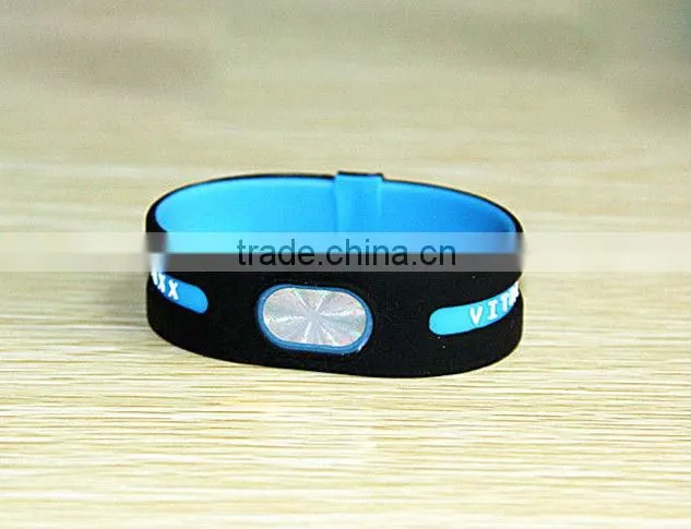 FDA approved food grade silicone Best energy bracelet two-double