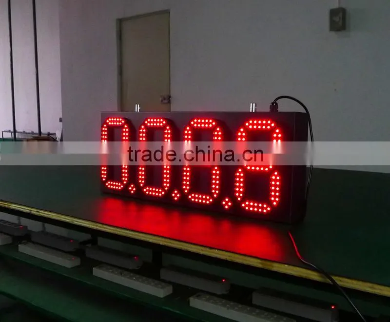 Outdoor gas led display