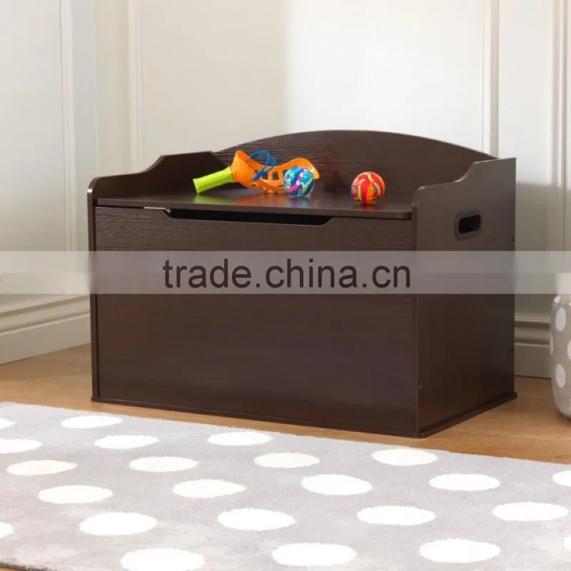 Wooden Toy Storage Chest in white