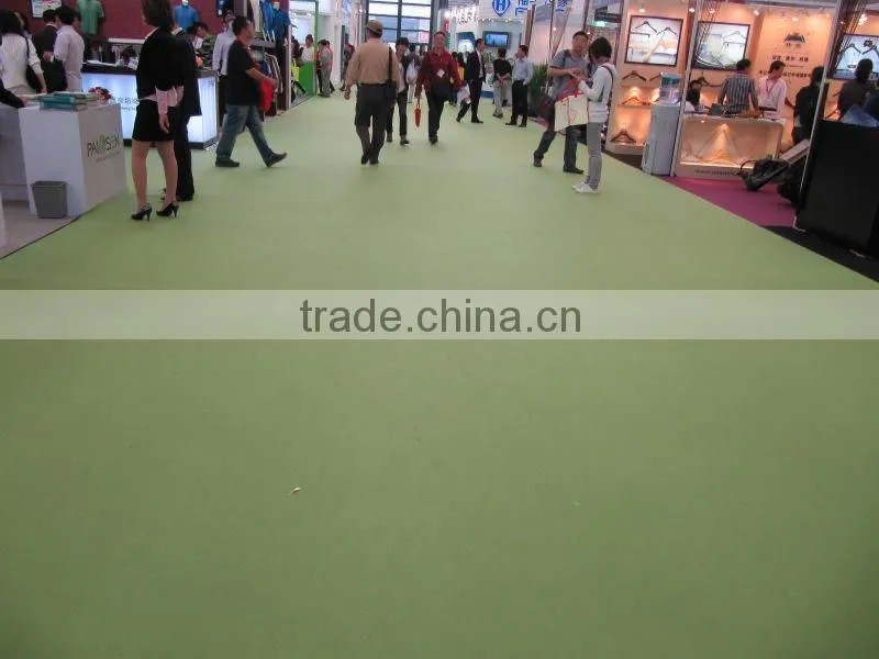 Needle Punched Nonwoven Plain Surface Exhibition Carpet