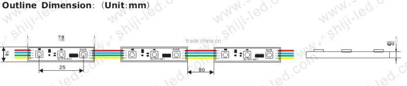 High Brightness SMD5050 LED Module RGB Color