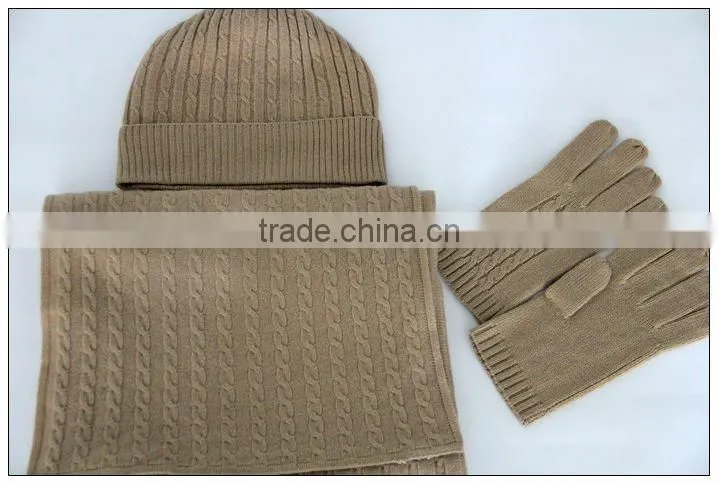 gloves and hat set