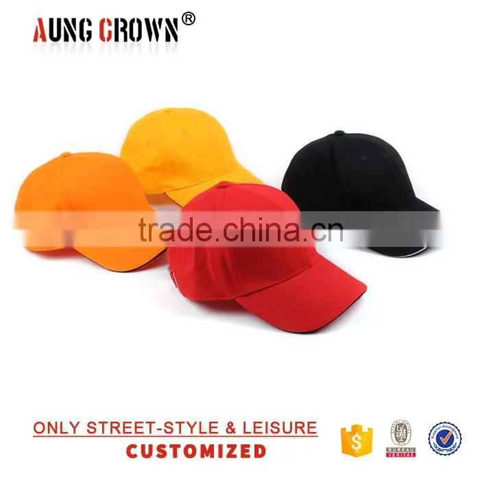 custom cheap blank baseball cap factory