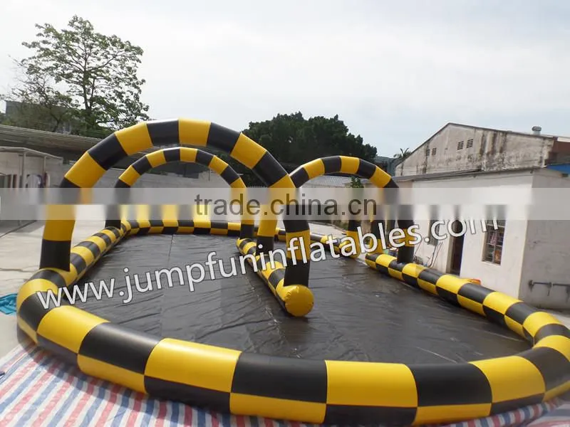 zorb ball race track,inflatable race track for zorb ball