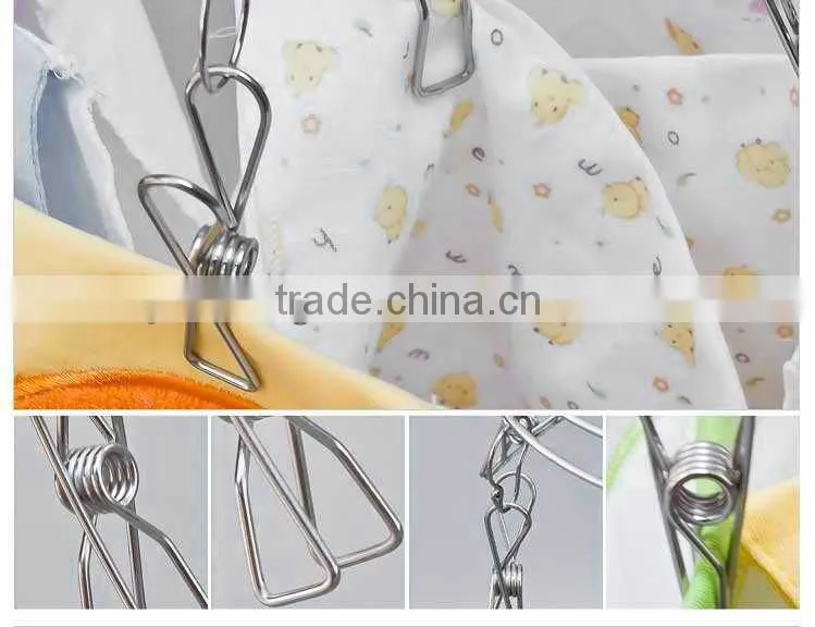 Clothes stretch digging rope with stainless steel pegs drying rope