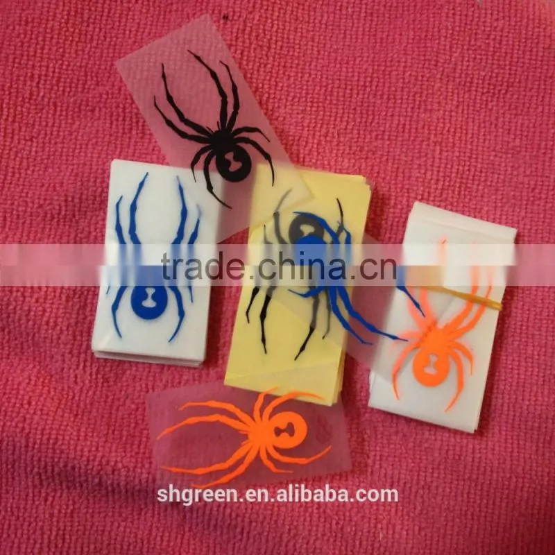 PET transparent film iron on heat transfer sticker with RN#