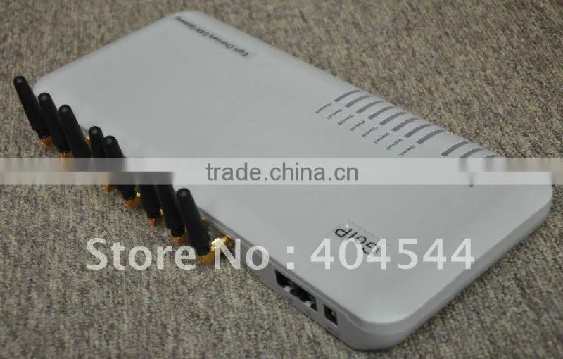 8 Channel 8 SIM Card GSM Wireless VoIP Gateway GoIP-8 with H-323&SIP for Home/Office Use (SMS Support)
