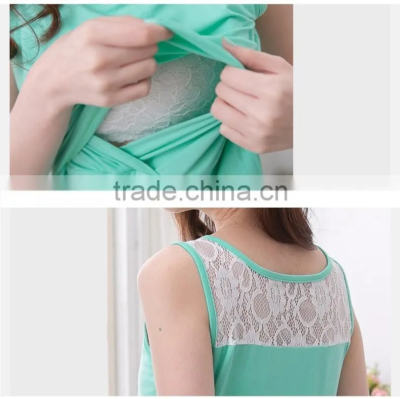 Breathable Breastfeeding Tank Tops for maternity nursing