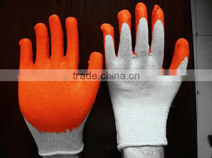 Long Fully Coated Gloves Open Back Nitrile Glove Sandy Finish Cotton Jersey Liner Woven Liner Safe Cuff Nylon Liner