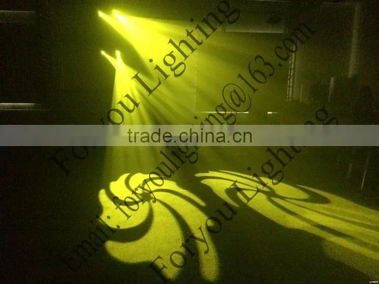 China supplier manufacture factory price 2*10w white leds show disco scanner effect light