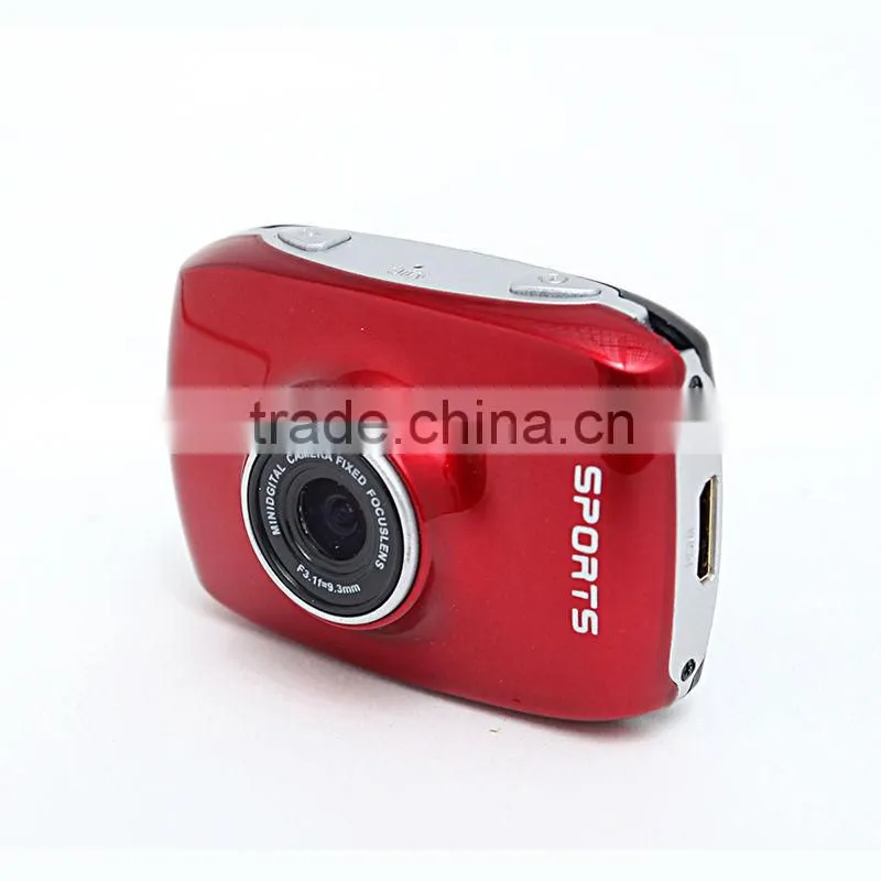 Outdoor waterproof full hd 1080p mini sport camera dvr