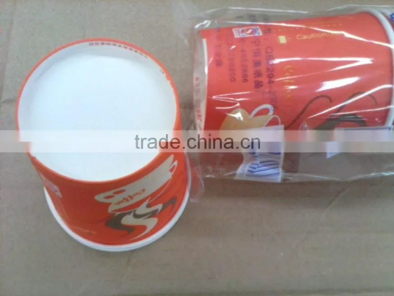 Made of 100% food grade paper Material and Cup Type 9 oz paper cup