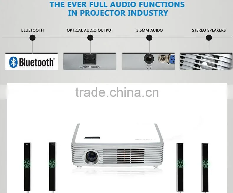 2014 Hot sales Mini 2205P Blu-ray 3D Video Mapping Projector Z2000SD