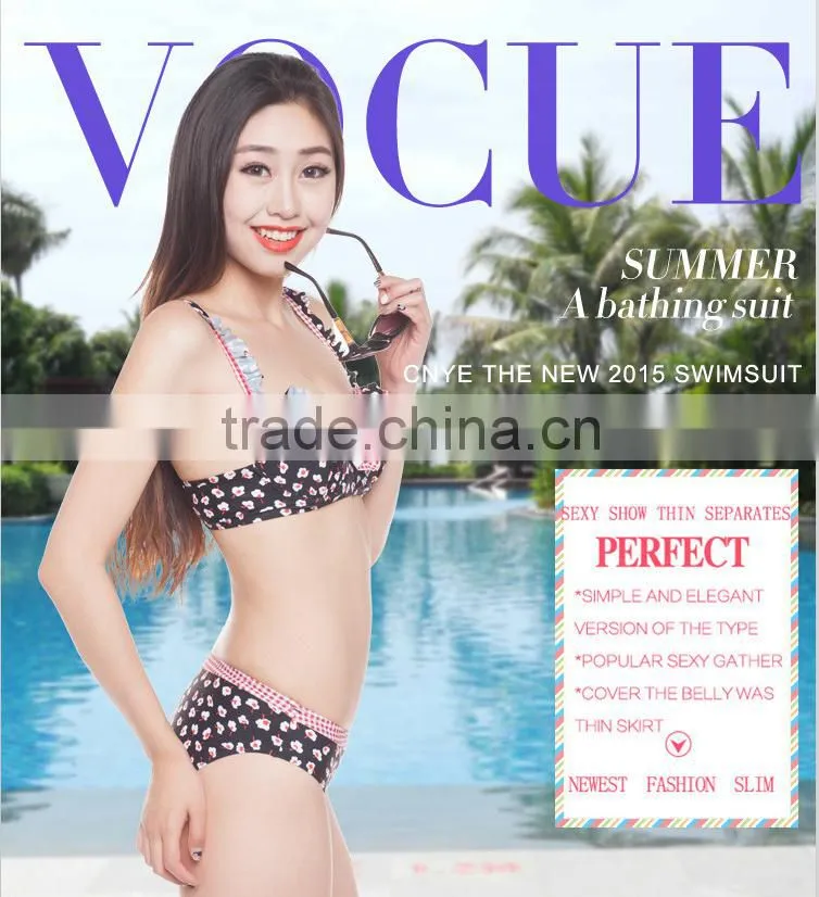 CNYE 2015 High Quality womens swimwear fashion one piece swimwear