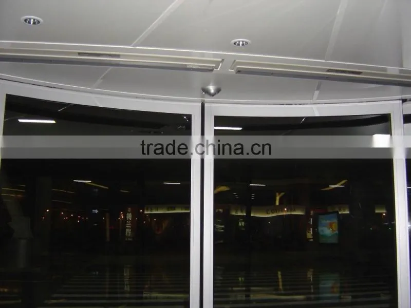 Automatic curved sliding door with CE certificates