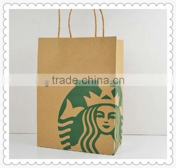 Cheap customized kraft paper bags printing for promotion