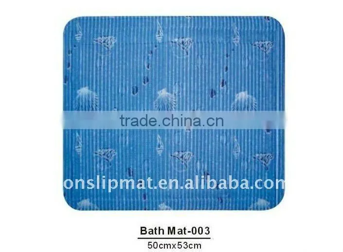 PVC anti slip bath mat