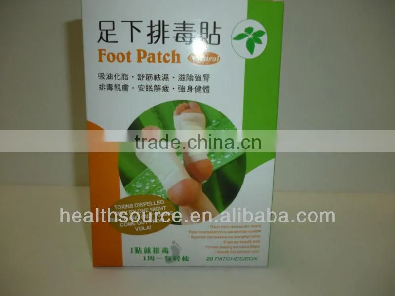 2012 good sales relax detox foot patch rose flavor with CE