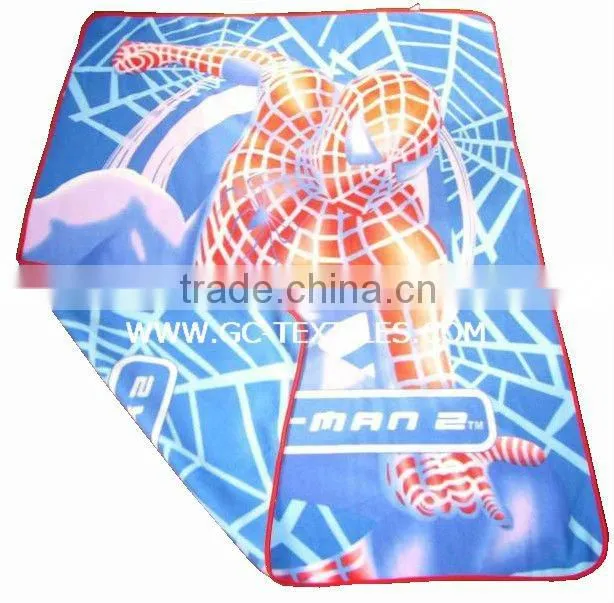 Sublimation Spiderman Printed Fleece Blanket
