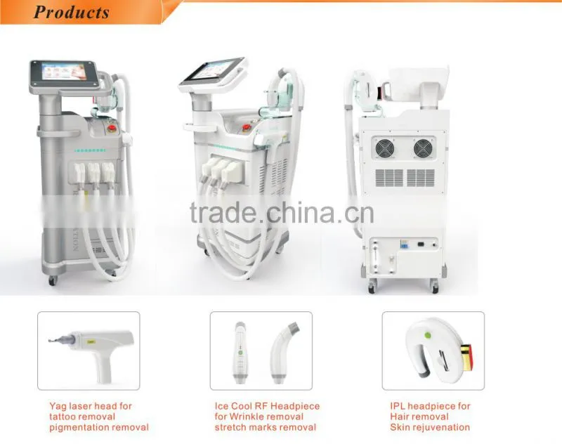 Professional OPT spot removal/RF skin rejuvenation/medical ND-yag tattoo removal