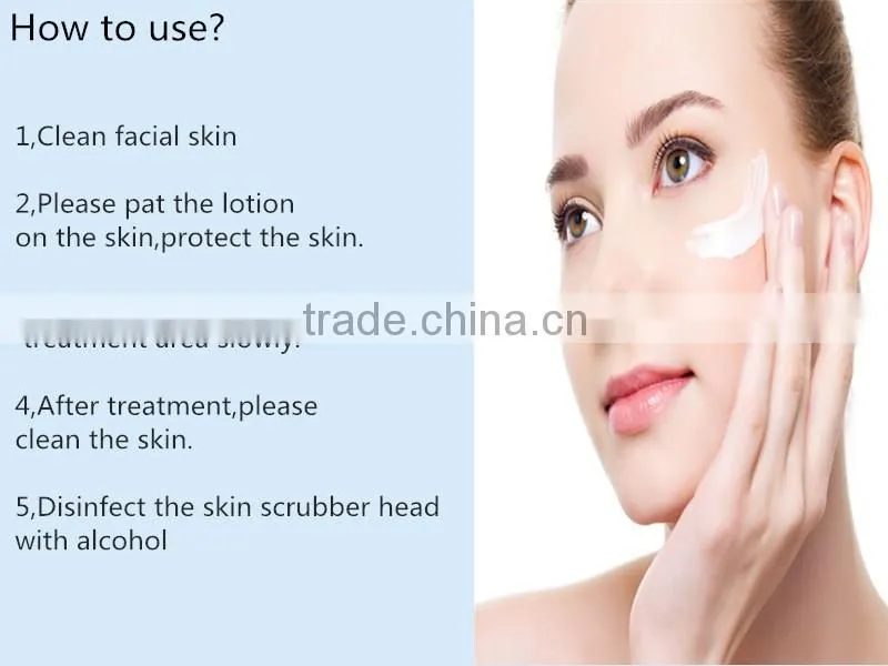 Portable Rechargeable Ultrasonic Skin Scrubber Beauty Machine