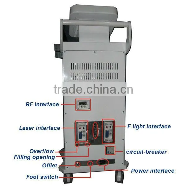 RF E-light nd yag laser nd yag laser hair removal machine