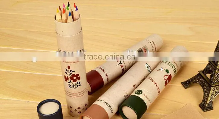 OEM hot sale natural color pencil,natural wood colored pencils