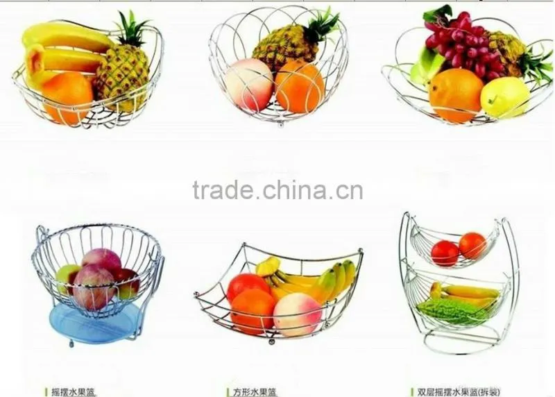 Zinc Plated Wire Fruit Basket