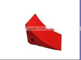 Aircraft rubber wheel chock /rubber wheel chock for parking