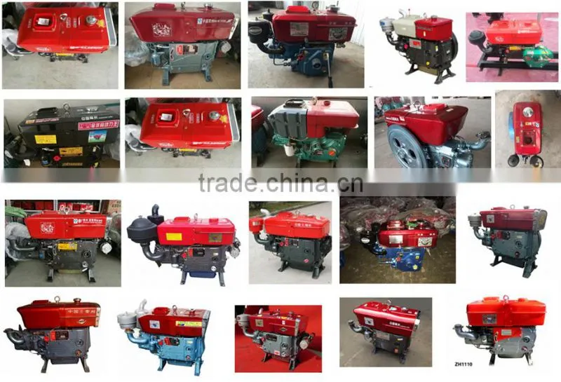 JD300 diesel engine high quality JD300 single cylinder diesel engine with radiator