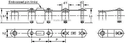 combine harvester part chain S32 TO S88