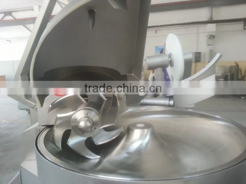 ZKZB-125 Industrial Miced Meat Bowl Cutter Vacuum Meat Bowl Chopping Machine