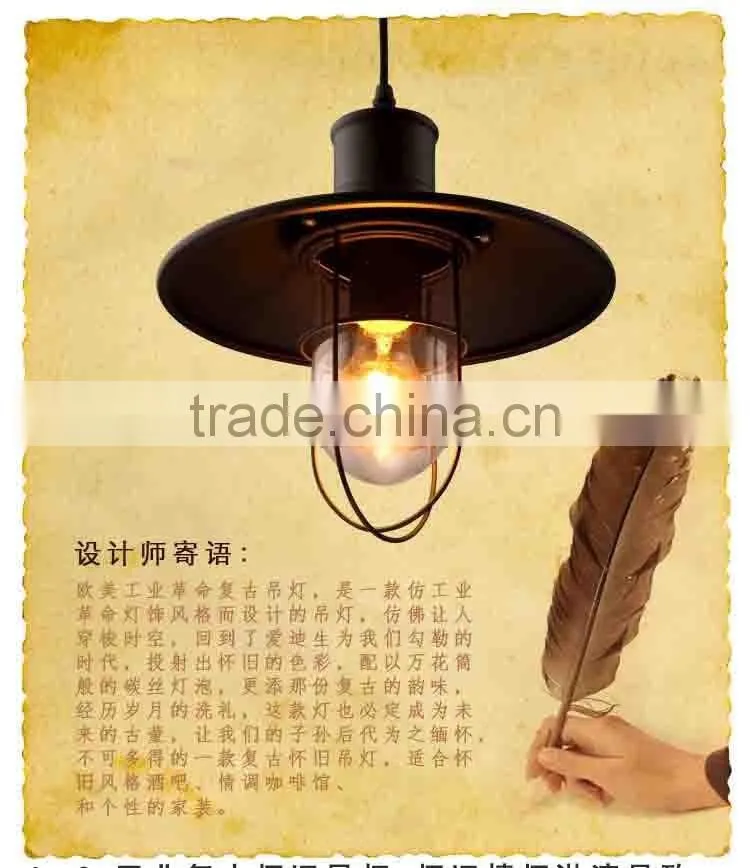 Classic Vintage Style Home Light Fixture Chandelier Lighting Luxury Pendant Hanging Lights Cage Chandeliers Lamp