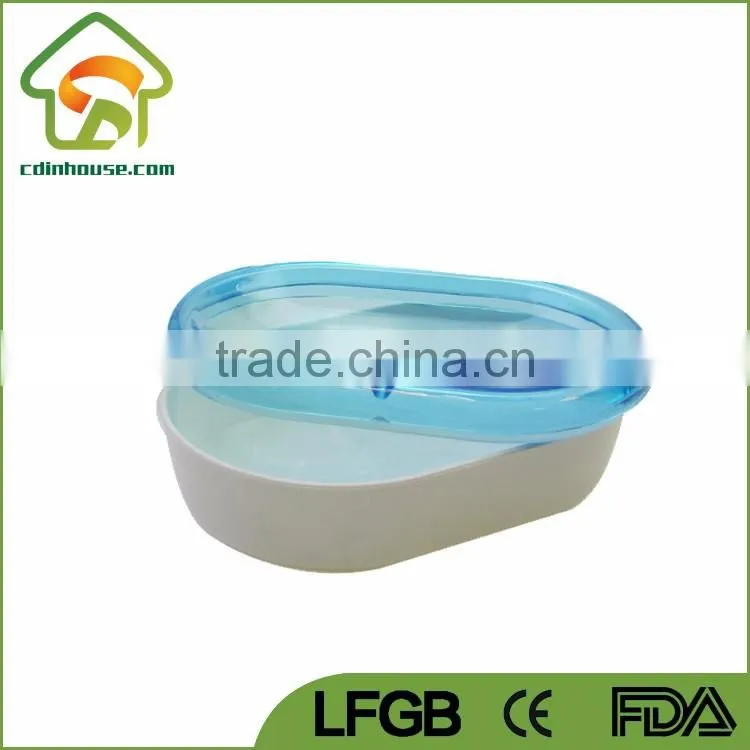 Keep Soap Dry Soap Dish Holder Case with Drain Hole