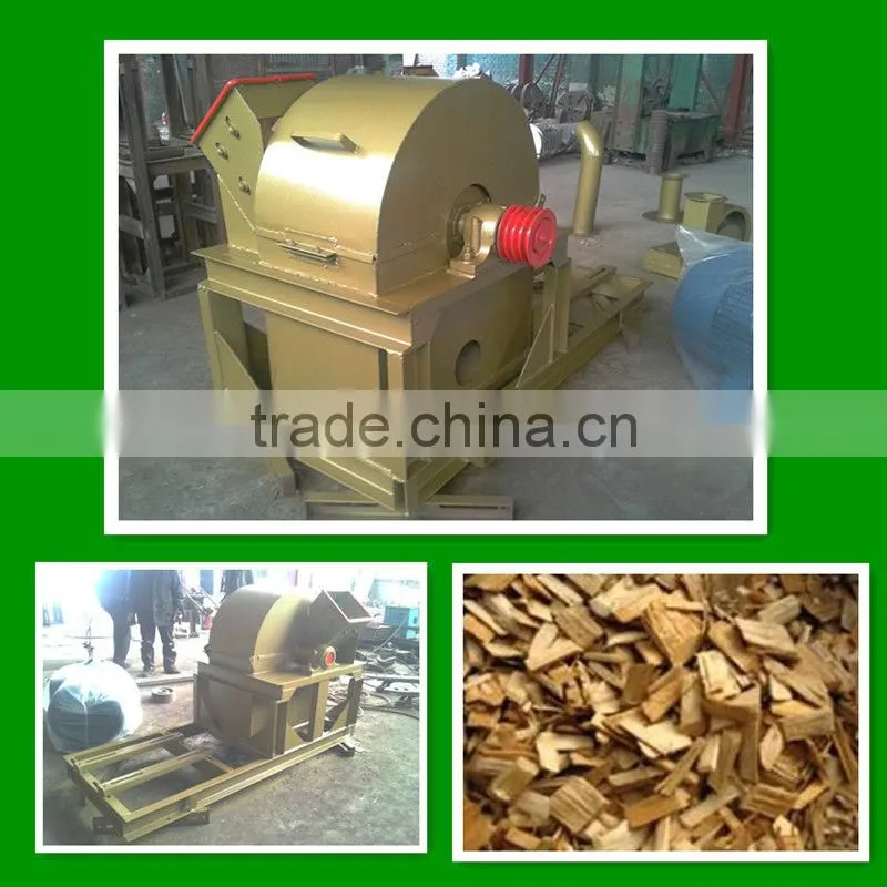 wood slicing and crushing machine
