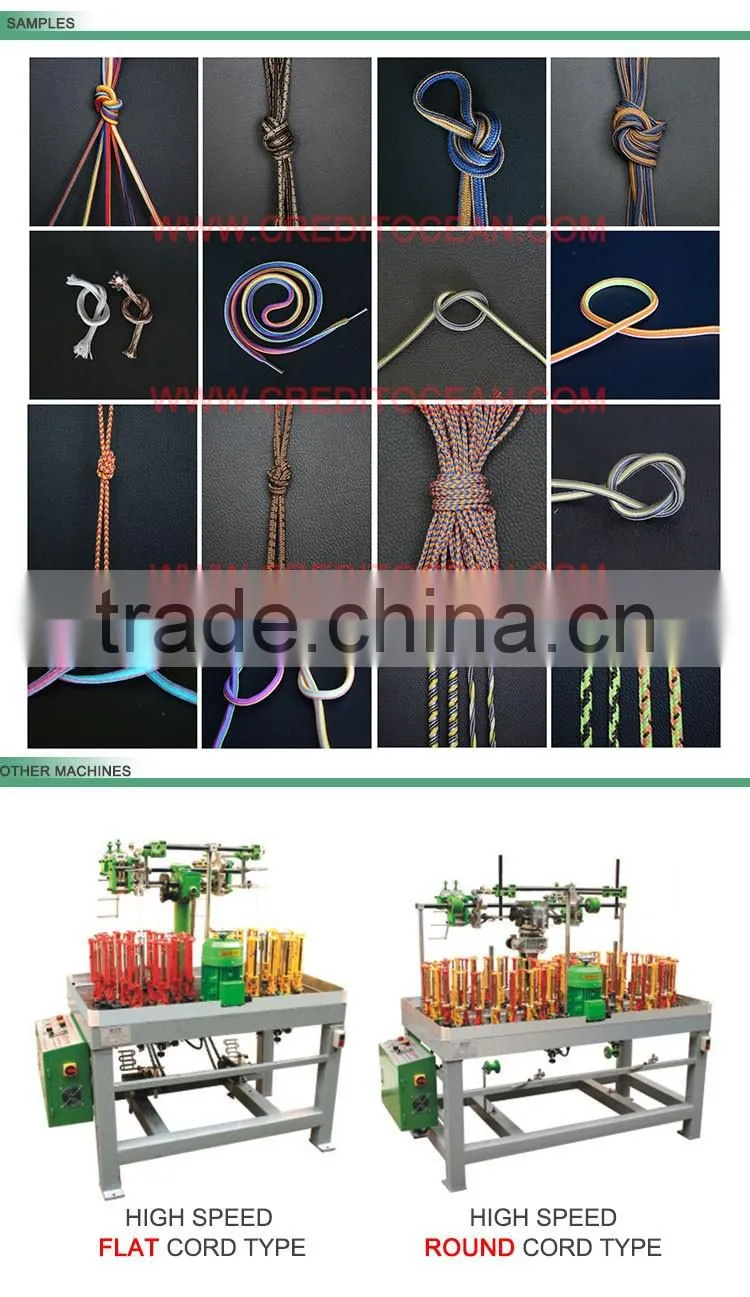 COBS Series High speed shoe lace braiding machine