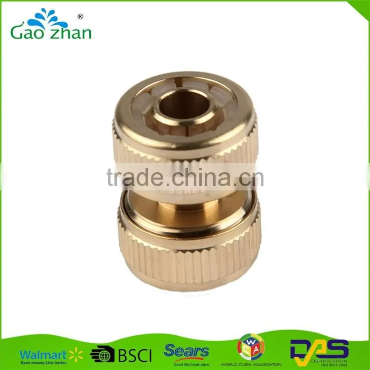 4 way 3/4" Brass quick connect garden hose fitting / Brass fitting