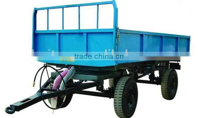 4T -8T 2 axles mini full trailer / farm trailer / towing vehicle