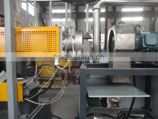 wood plastic granules making machine for making wpc granules