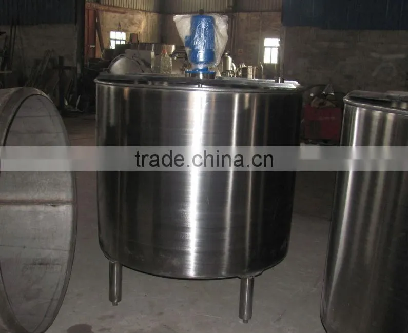 stainless steel mixing tank 500L mixing tank with water pump