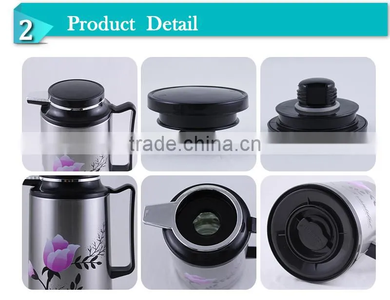 New products small mouth plastic flask thermos pot cup (JGEW)