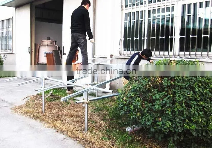 high quality Galvanized steel ground Adjustable Angle solar panel support structures rack