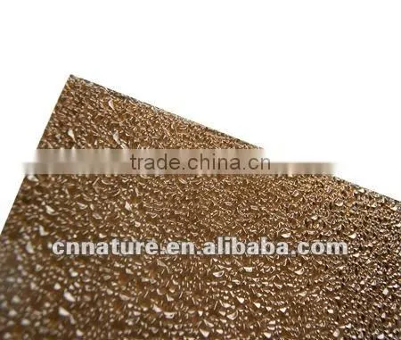 Polycarbonate diamond solid sheet for decoration