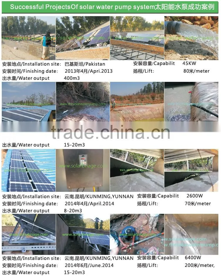 5500W solar water pump inverter for 4000W solar water pump system