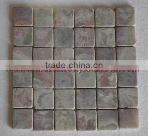 MANUFACTURER AND EXPORTERS Top Quality Cheap Price ONYX TUMBLED MOSAIC TILES COLLECTIONS
